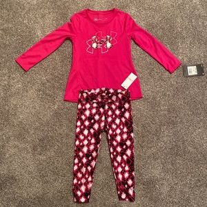 Toddler girls Under Armour two piece outfit